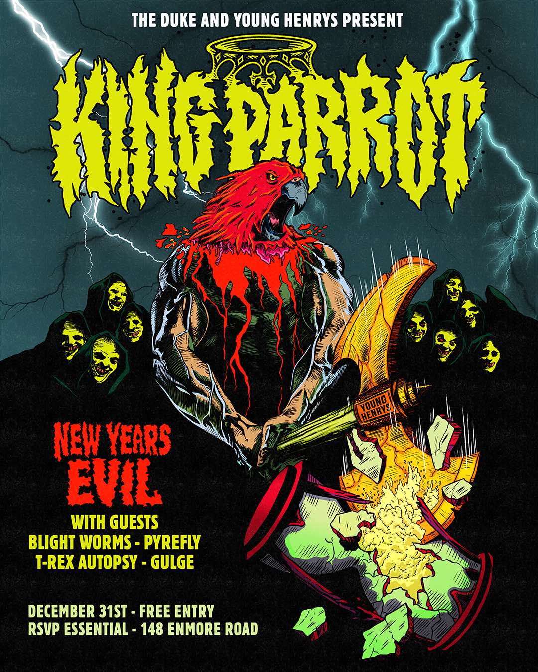 PANTERA / POWER TRIP / KING PARROT 2024