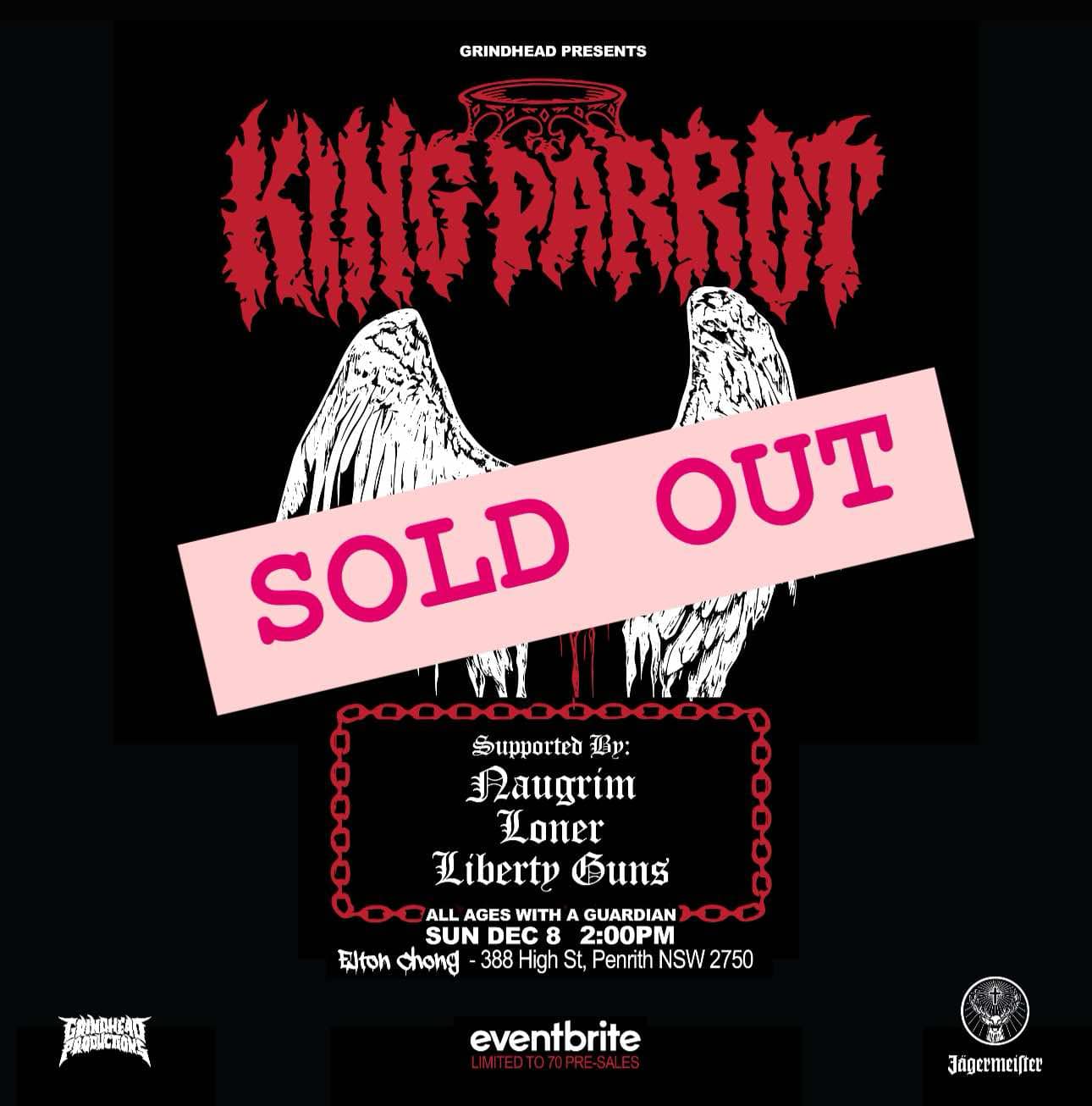 PANTERA / POWER TRIP / KING PARROT 2024